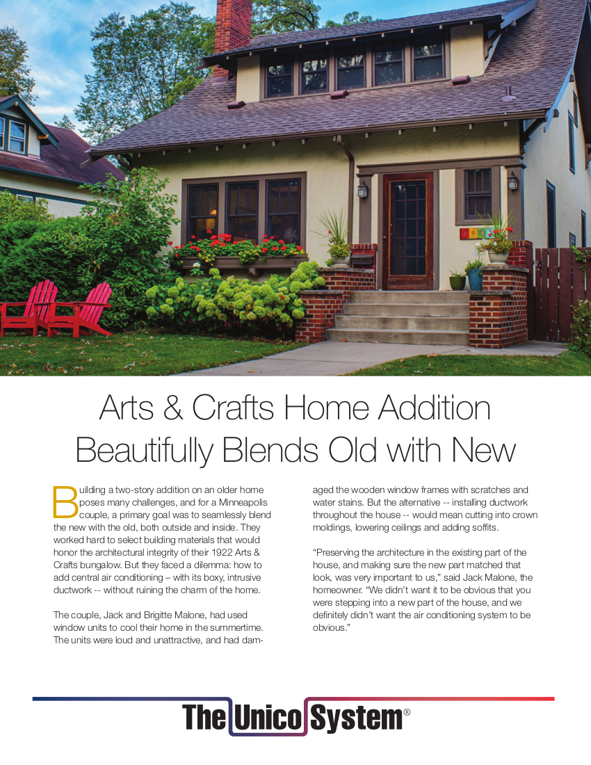 Arts & Crafts Home Addition