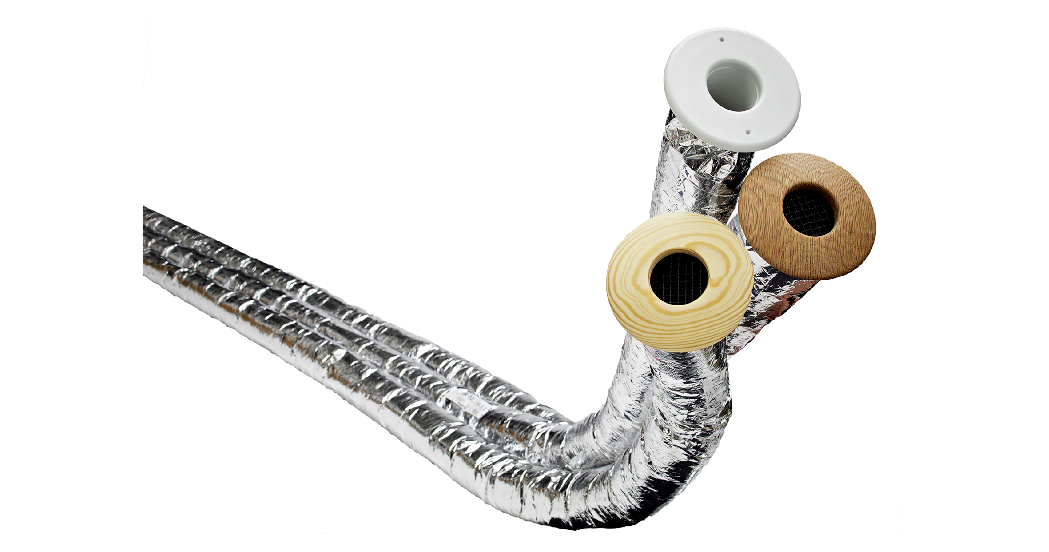 Unico outlets with supply tubing